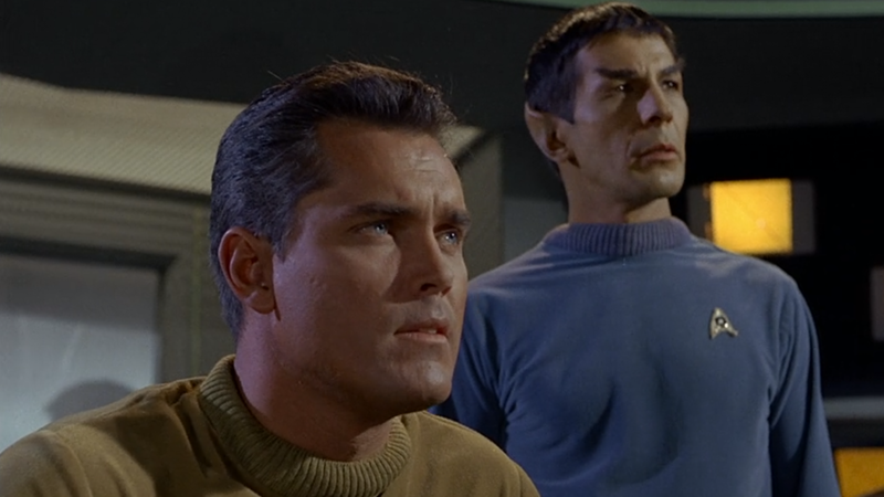 Pike and science officer Spock just a few years into the former’s captaincy of the Enterprise.